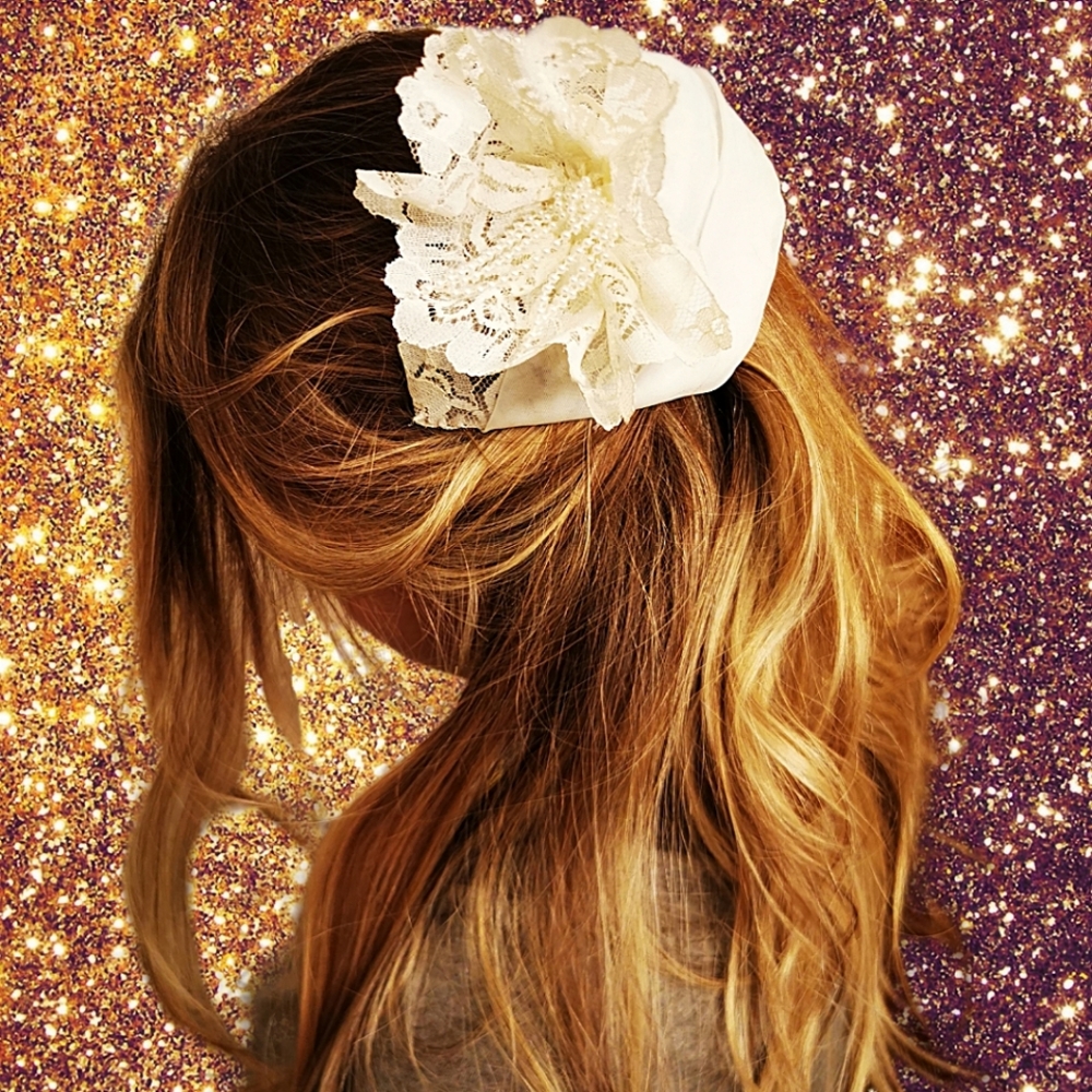1940s wedding headpiece